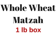 Whole Wheat Shmurah Matzah Box – 1 lb.
